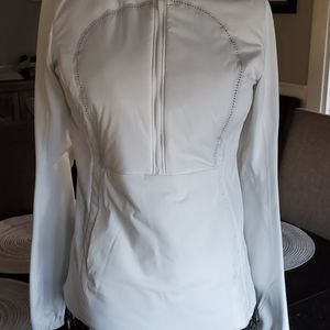 Lululemon 3/4 zip, hooded jacket